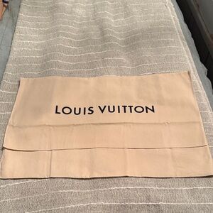 Louis Vuitton Large Beige dust Bag